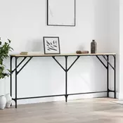 Konzolni stol boja hrasta sonome 180x23x75 cm konstruirano drvo