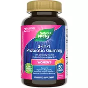 Natures Way – 3-v-1 probiotični žvečljivi bonboni za ženske, 50 bonbonov