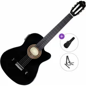 Valencia VC104TCE Standard SET 4/4 Black Elektro klasicna gitara