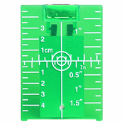 Tarča z magnetom za zelene laserske nivelirje