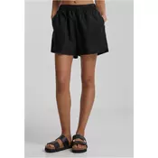 Womens Linen Shorts Black
