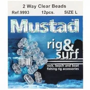 Perle Mustad Clear Oval 2x3-3x4mm