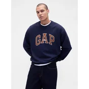 GAP Majica  marine / rjasto rjava / bela