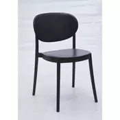 STOLICA crna plastika