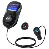 FM modulator PNI Valentine F800 Bluetooth, MP3 predvajalnik, FM oddajnik, reža za mikro SD, dvojni USB, QC3.0
