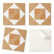 shumee Vinilne stenske ploščice s potiskom za jedilnico, geometrijske, v odtenkih 20x20x20 cm