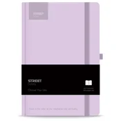 Blok notes z elastiko pastel violet a5 tp črt 96l PROMOCIJA