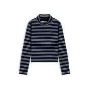 TOMMY HILFIGER Majica mornarska/bela