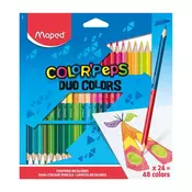 DRVENE BOJICE MAPED COLOR`PEPS DUO 24/48