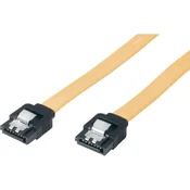 renkforce Priključni kabel za trdi disk [1x SATA-vtičnica 7 polni - 1x SATA-vtičnica 7 polni] 0.30 m rumene barve renkforce