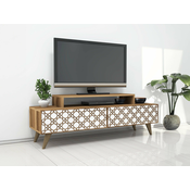 Tv-omarica Kailua 160 (Oreh + Bela) Oreh, Bela, 140x49x42cm
