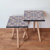 Hanah Home Set klub stocica 2Shp34, 2 komada, Šareni
