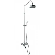 Baterija dvorucna za kadu EMMEVI DECO CLASSIC sa usponskim tušem set