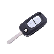 CAR 888 ACCESSORIES Kucište oklop kljuca 2 dugmeta za Renault crno-sivo