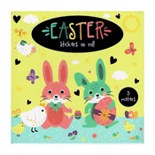 VELIKONOČNE nalepke na roli 3 metre približno 130 kosov