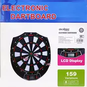 BODY SCULPTURE PIKADO 8 PLAYERS ELECTRONIC DARTBOARD LCD DISPLAY, SOUND AND MUSIC EFFECTS