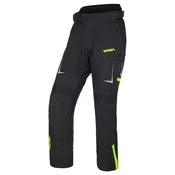 RSA EXO 2 motociklisticke hlace crno-fluo žute