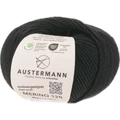 Austermann Merino 120 97613-102 Black Pletilna preja