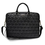 Guess Torba Guess Quilted za 16 prenosnik - črna