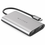 HyperDrive, Dual 4K HDMI adapter za Macbook, Chromebook i PC