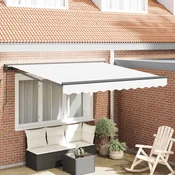 Okvir tende Bijeli 350 x 250 cm Poliester s PU premazom