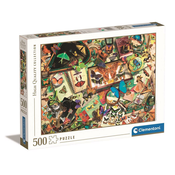 Clementoni - Puzzle Butterfly collector 500 - 500 kosov