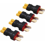 YUNIQUE GREEN-CLEAN 4 Kosi XT30 XT-30 Ženski na Deans Slog T-Plug Moški Priključek Adapter