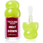 Trouble Maker Melt Down Lip Oil olje za ustnice odtenek Tipping Point Purple 3 ml