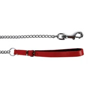 457 013R Zolux Metalni Povodac sa Lancem Ekstra Jak 60cm Crveni