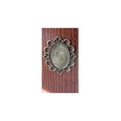 Okviri za medaljon sa podlogom 40*30 mm-stari mesing