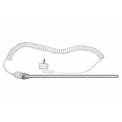 Grelni element za radiator za brisače, 1000 W, spiralni kabel - Bela - Nerjaveče jeklo - 10,00