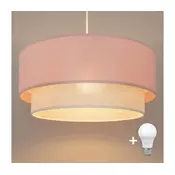 Brilagi - LED luster na kablu BOHO BOBO 1xE27/10W/230V, precnik 40 cm, ružicasta/krem