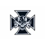 shumee Našitek z lobanjo - Prišiven - Vezen našitek/značka/emblem