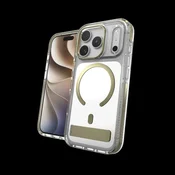 Ovitek Santa Cruz Snap Kickstand kovinski z gumbom za kamero za Apple iPhone 18 Pro/17 Pro - zlat