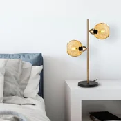 Opviq Stona lampa Benek-15-14564, 36x18x58 cm, IP20, Zlatno-žute boje