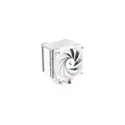 DeepCool CPU Cooler - AK500 WH (31,5 dB; max, 88,75 m3/h; 4pin  prikljucak, 5 kom heatpipe, 12cm, PWM)