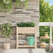 Vrtni lonček Bež 71 x 37 x 76,5 cm Trdna smreka