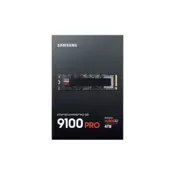 Samsung SSD 9100 Pro, 4TB, NVMeM.2, PCIe 5.0, crni