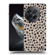Silikonski črni ovitek za OnePlus 12 5G - Dots