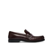 Loaferke Calvin Klein Ess Rubber Loafer Wr Pol Lth HM0HM02171 Temno rjava