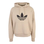 ADIDAS ORIGINALS Majica Trefoil bež/črna