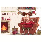 Wollfieber (Tischkalender 2026 DIN A5 quer), CALVENDO Monatskalender
