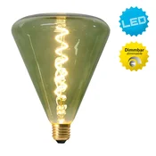 Näve Svetilka LED Dilly E27 4W 2200K z možnostjo zatemnitve, zeleno obarvana - zelena prozorna