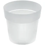 Prosperplast Klasični okrogli prozorni plastični cvetlični lonček 10,9 cm Grower