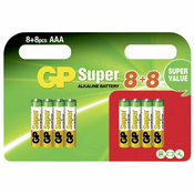 Baterije GP Super Alkaline AAA LR03 8+8Baterije GP Super Alkaline AAA LR03 8+8