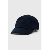 Bombažna bejzbolska kapa Joop! mornarsko modra barva