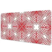Decormat Namizna podloga Red lace 120x60 cm