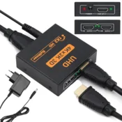 1x2 HDMI razdelilnik slik 4Kx2K 3D UHD kloniranje video slik