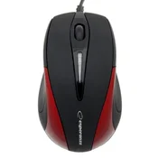 Esperanza Esperanza SIRIUS 3D Optična Miška USB Črna/Rdeča