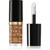 Too Faced Born This Way Super Coverage Multi-Use Concealer Travel Size dolgoobstojni korektor za polno prekrivanje odtenek Chestnut 2 ml